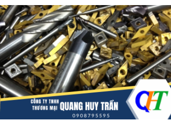 Chuyên mua dao phay ngón, chíp tiện cnc cũ mới, hợp kim phế liệu giá cao
