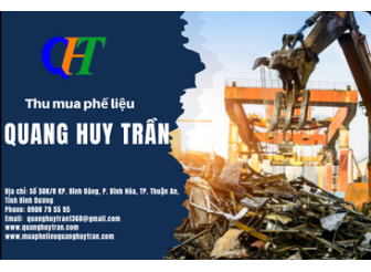 Thu Mua Phế Liệu Tại Long An Giá Cao - Quang Huy Trần